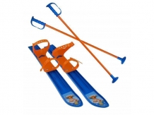 DETSKE LYZE-SET 60cm modre - KLUZ-SKI60-1