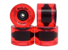 SET KOL PENNY, trans. cerveny - PB-WHEELS-05