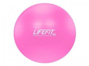 GYMNASTICKA LOPTA,55cm,ruzova - F-GYM-55-02
