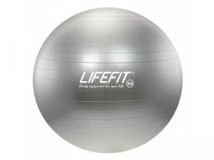 GYM. LOPTA PEARL,55cm,strieborna - F-GYM-55-11