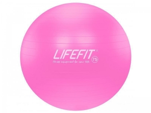 GYMNASTICKA LOPTA,75cm,ruzova - F-GYM-75-02