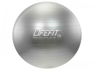 GYM. LOPTA PEARL,75cm,strieborna - F-GYM-75-11