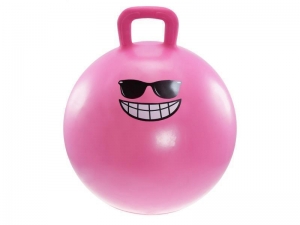 JUMPING BALL,55cm,sv.ružový - F-GYM-J155-01