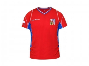 Futbalový dres ČR 1 pánsky S - FVDFOT-CR1-S