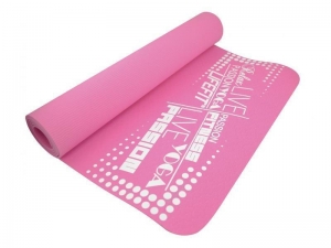 YOGA MAT TPE,183x61x0,4,ruzova - MAT-TPE01-01