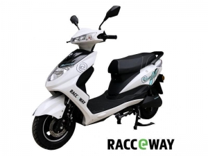 EL. MOTOCYKEL CITY 21, biely - MOTOE-3-03-RO