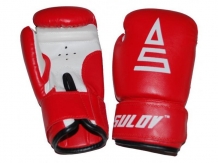 Boxerské rukavice PVC 4OZ.červ - BOXRUK-PVC-4-3