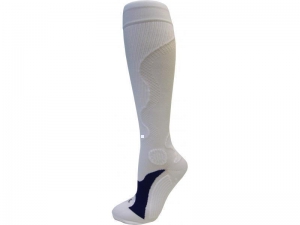 Kompr.ponožky Wave biele v.45+ - PONOZKY-5-XL